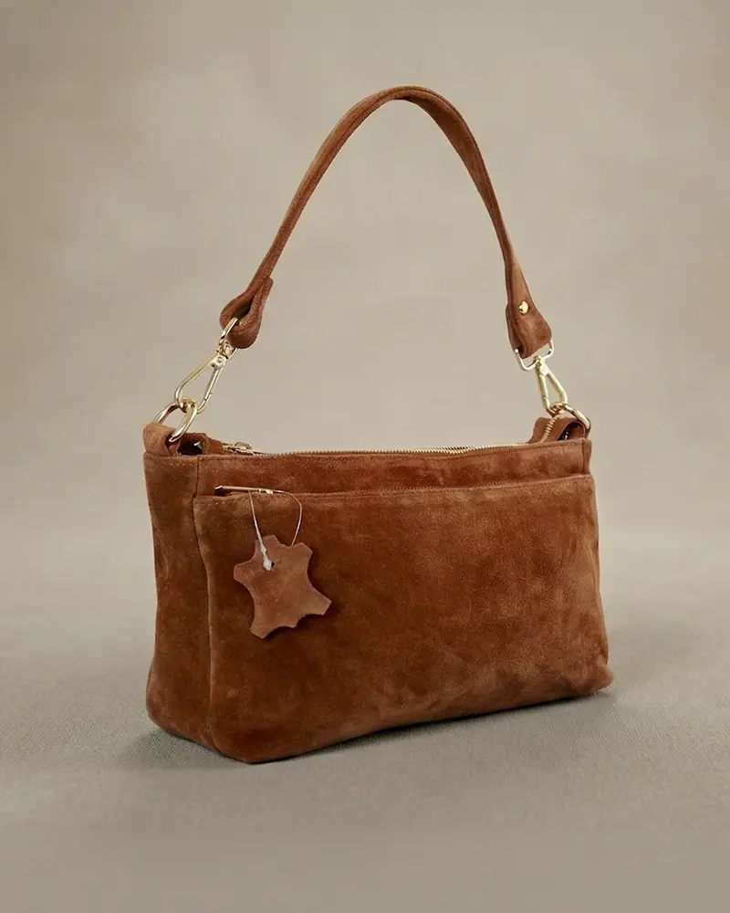 353502 Nubuk Leather Kadın Shoulder Bag - main view