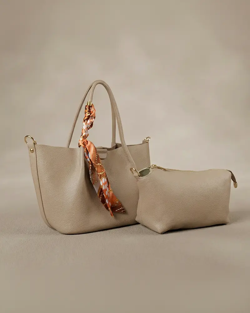 353505 Nubuk Leather Bayan Shoulder Bag - main view